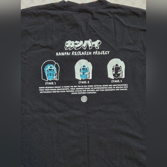 Kanpai Klassics x Dragon Ball T-Shirt – Android 18 Art, XL (Made in USA) - Picture 3 of 5